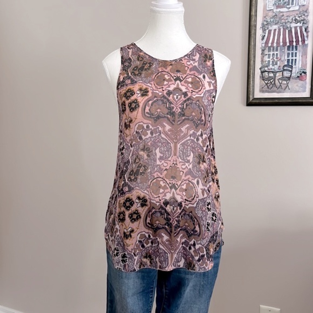 2/$25 Wilfred Silk Tank Top - Size Small